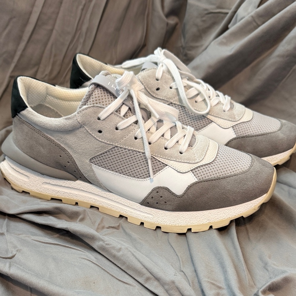 M.Gemi Men’s Sneakers - The Storia Uomo Gray and White Men's Sneakers